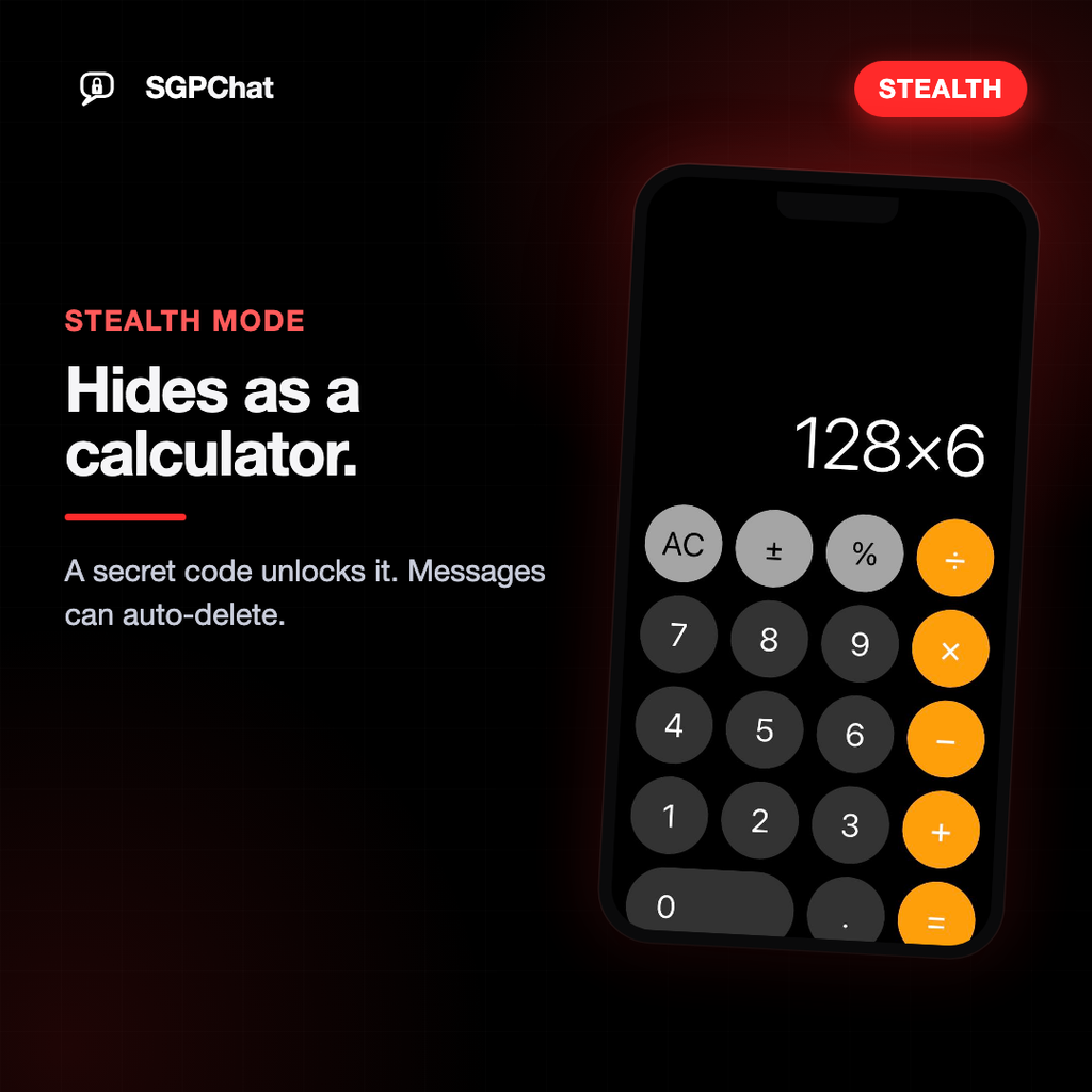 Discreet privacy mode