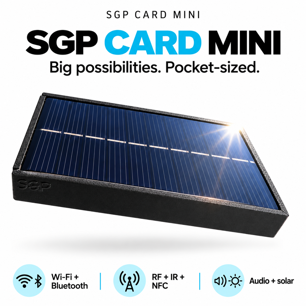 SGP Card Mini- ESP32 Wireless Multi-Tool: WiFi, RF, NFC & More